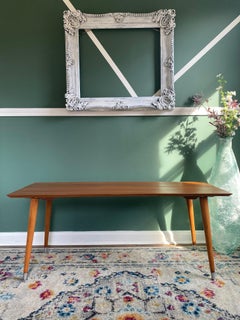 Mid-Century Modern Teak Danish Bench Table