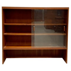 Retro Mid-Century Modern Teak Danish Bookcase / Hutch, circa 1960s