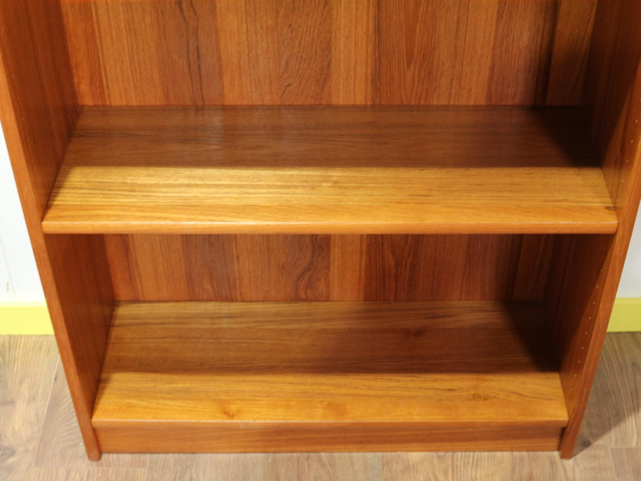 vintage teak bookshelf