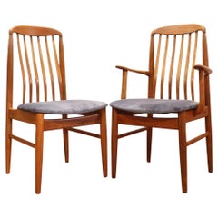 Dänische Esszimmerstühle aus Teakholz x 6 von Benni Linden, Moderne der Mitte des Jahrhunderts