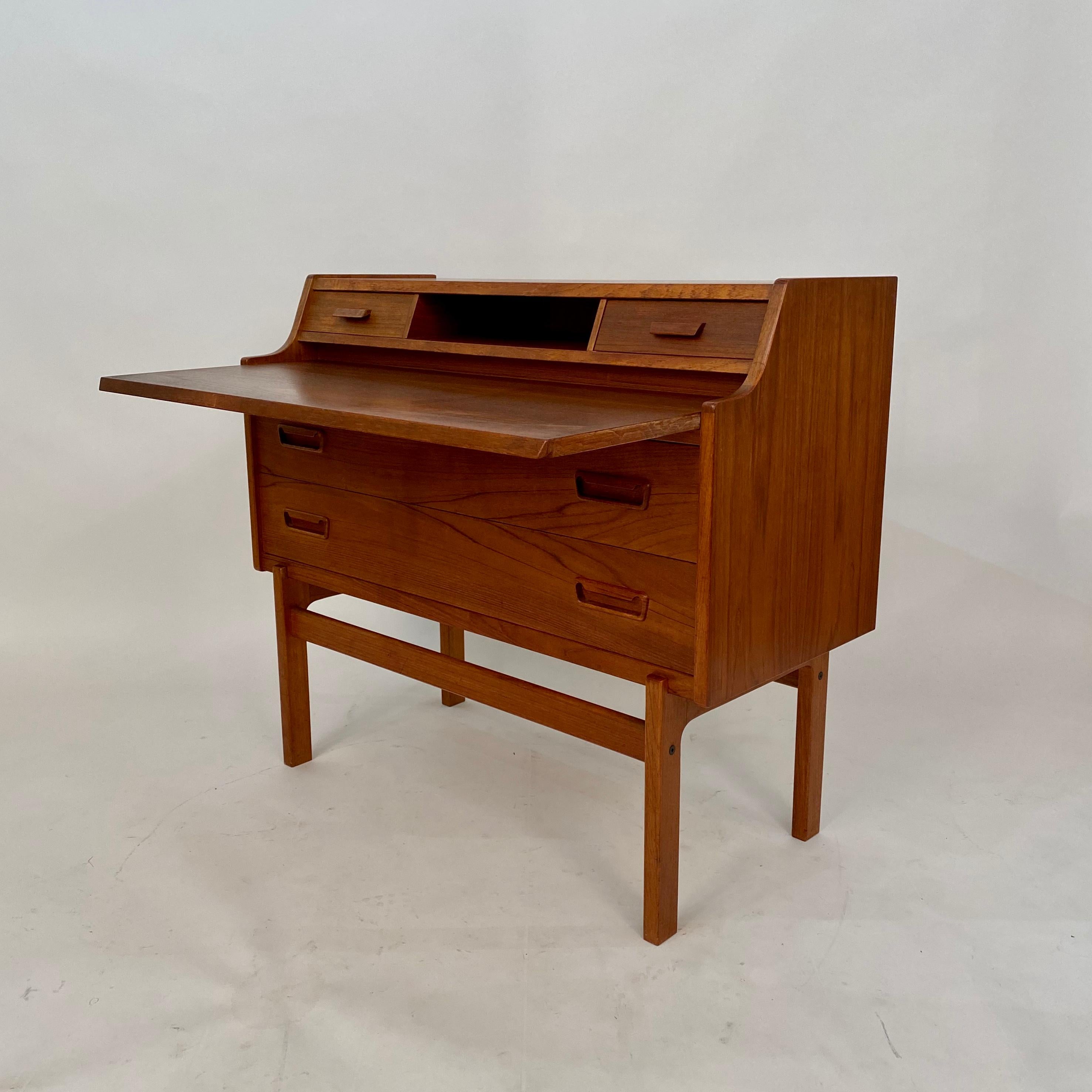 mid century modern secretary desk