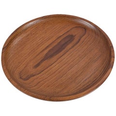 Mid-Century Modern Teak Danish Sculptural Plate or Platter 1960s