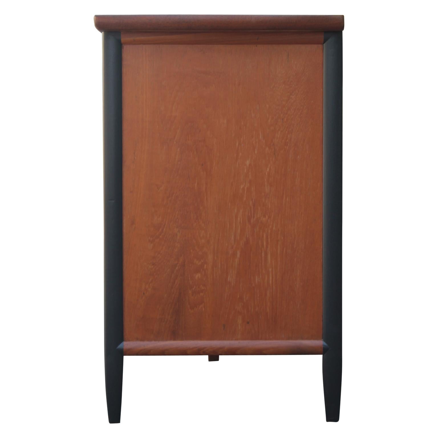 Mid-20th Century Mid-Century Modern Teak Danish Two-Tone Sideboard or Credenza