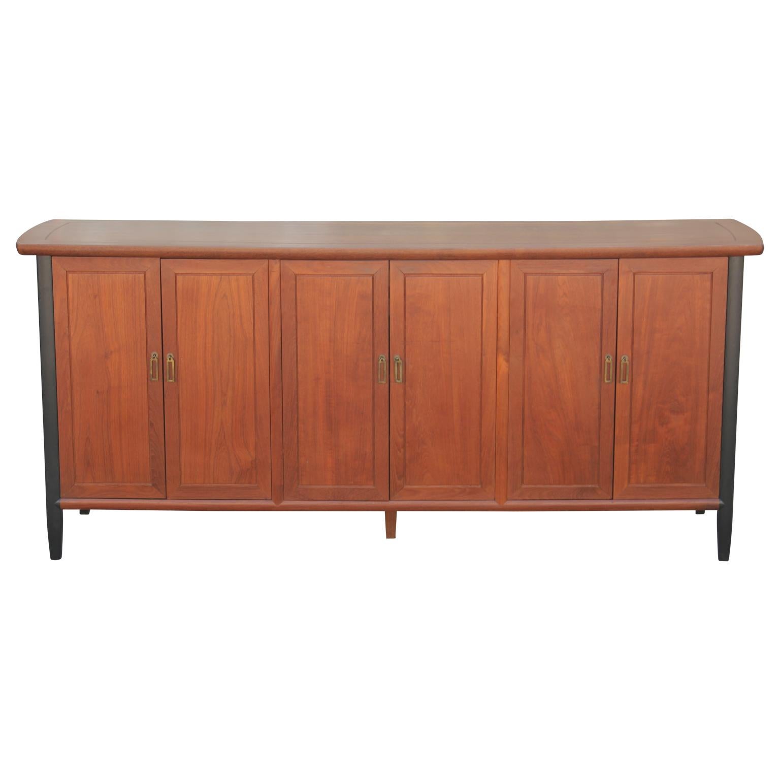Danish Modern Teak Sideboard Credenza at 1stDibs