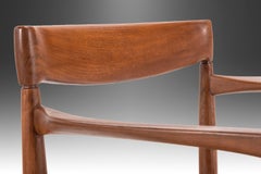 Mid Century Modern Teak Desk Chair by H.W. Klein for Bramin, Denmark, c. 1960's