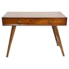 Bureau en teck moderne du milieu du siècle