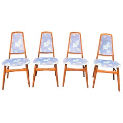 Mid Century Modern Teak Dining Chairs attributed to Vamdrup Stolefabrik