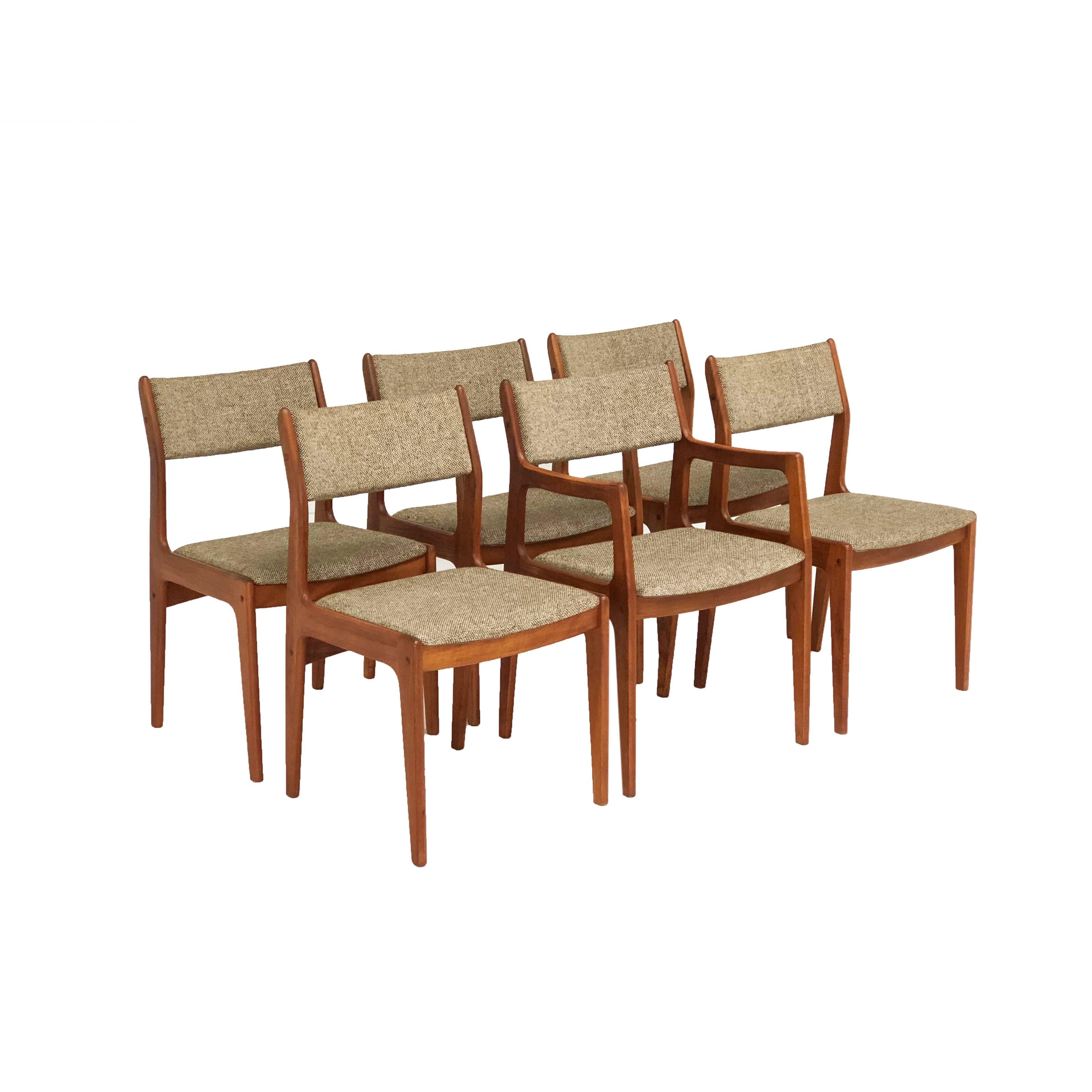 Mid-Century Modern Teak Dining Chairs 3