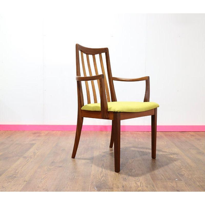 Mid Century Modern Teak Dining Chairs x 6 By G Plan Danish Style 4