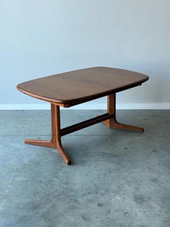 Mid-Century Modern Teak Dining Table by D-Scan, Denmark, 1970s