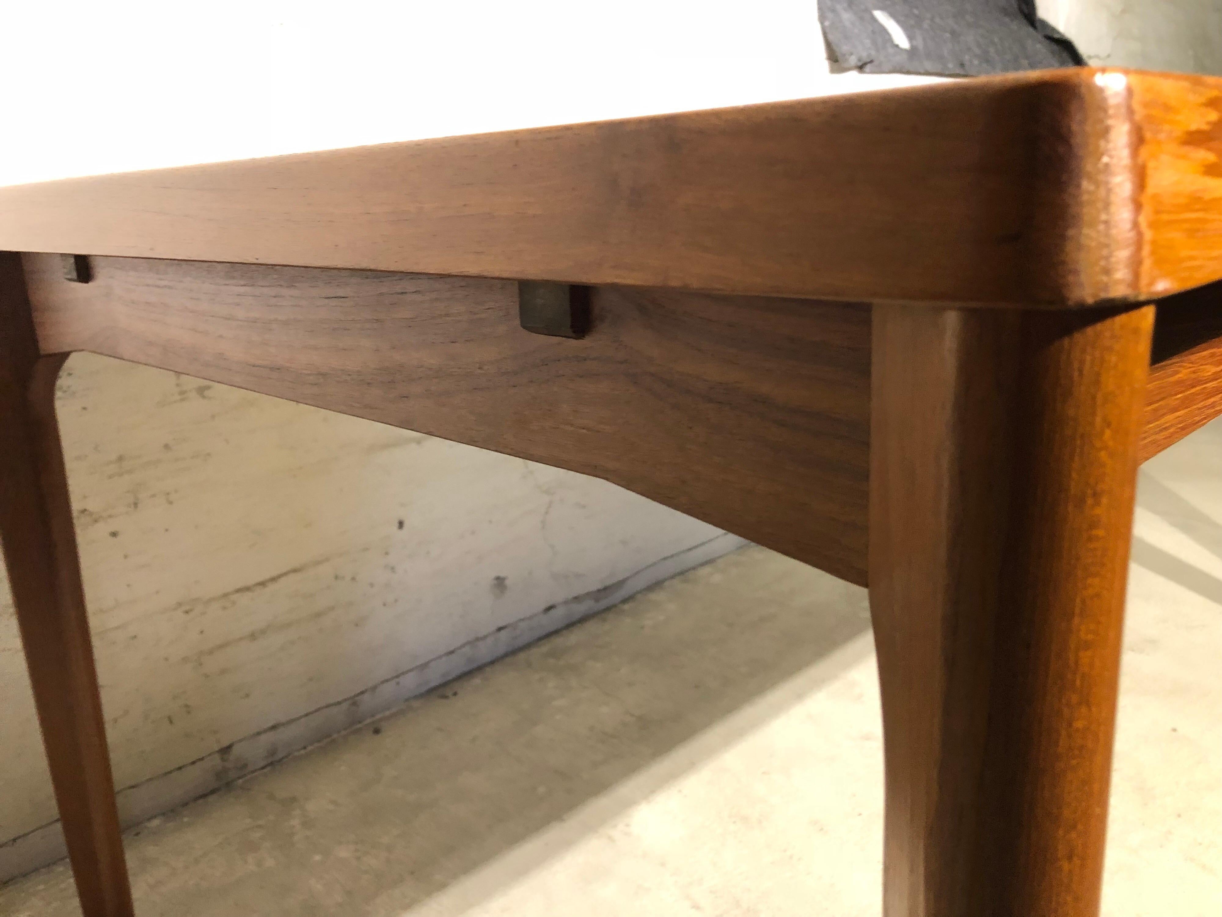 Danish Mid-Century Modern Teak Dining Table by Henning Kjærnulf