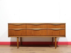 Comodino in teak in stile Mid-Century Modern di Austinsuite, in stile danese