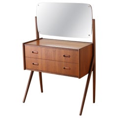 Mid-Century Modern Teak Dressing Table by AG Spejl, Denmark