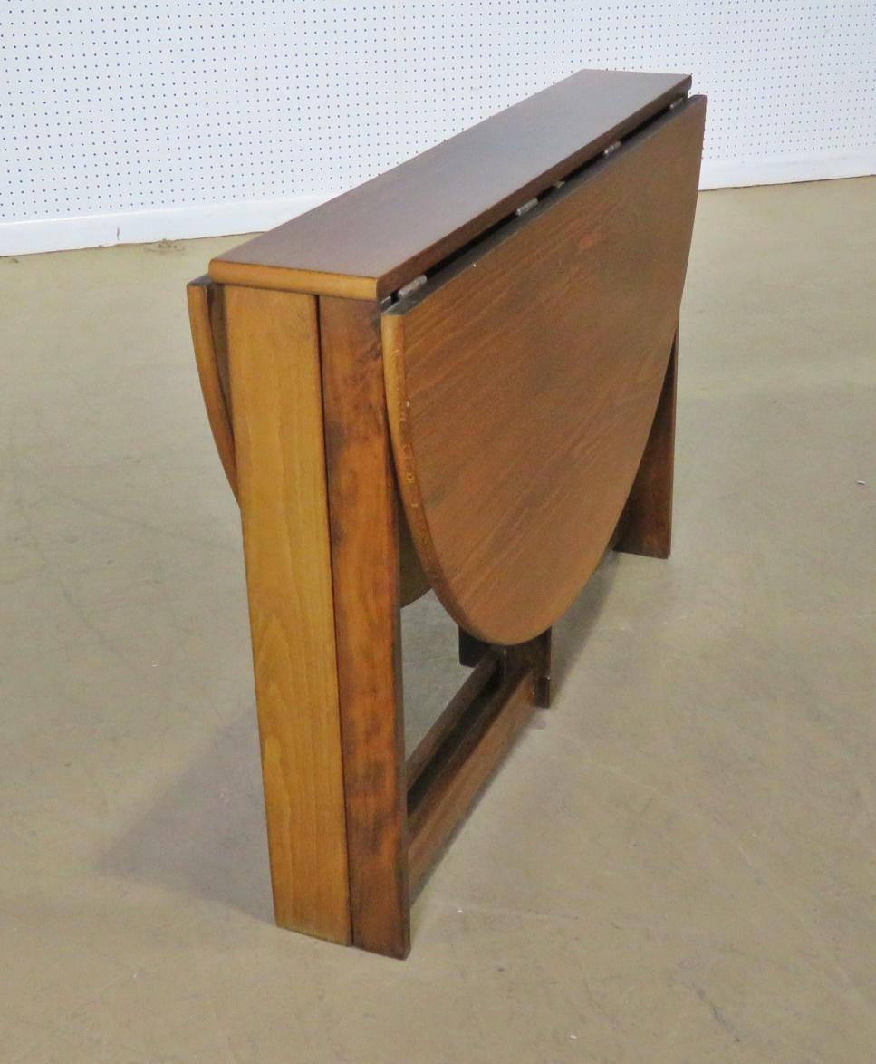 Mid-Century Modern Teak Drop-Leaf Table 1