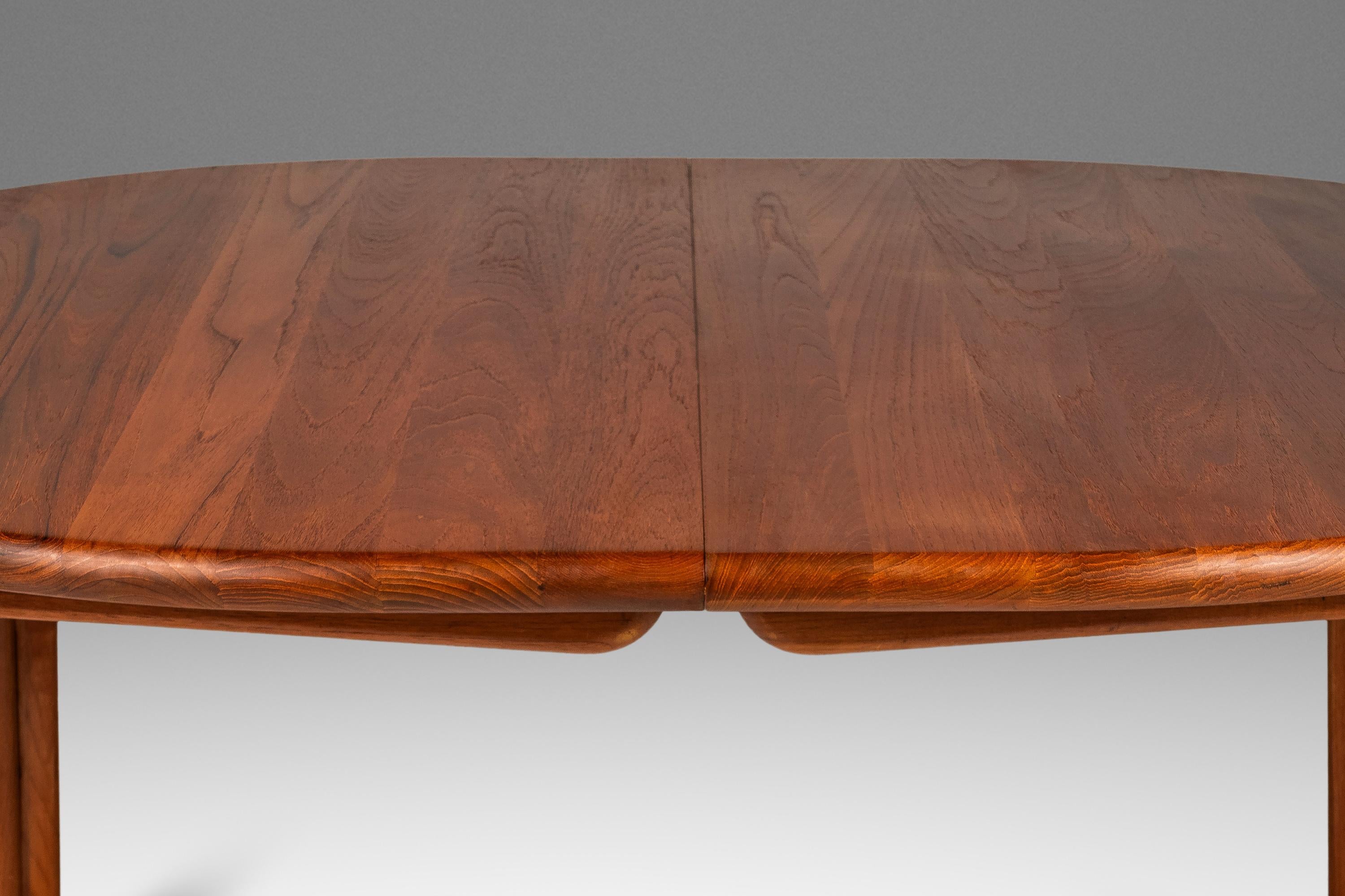 Mid-Century Modern Teak Extension Dining Table by Benny Linden, 2 Leaves, 1970 6