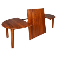 Mid-Century Modern Teak Extension Dining Table by Benny Linden, 2 Leaves, 1970