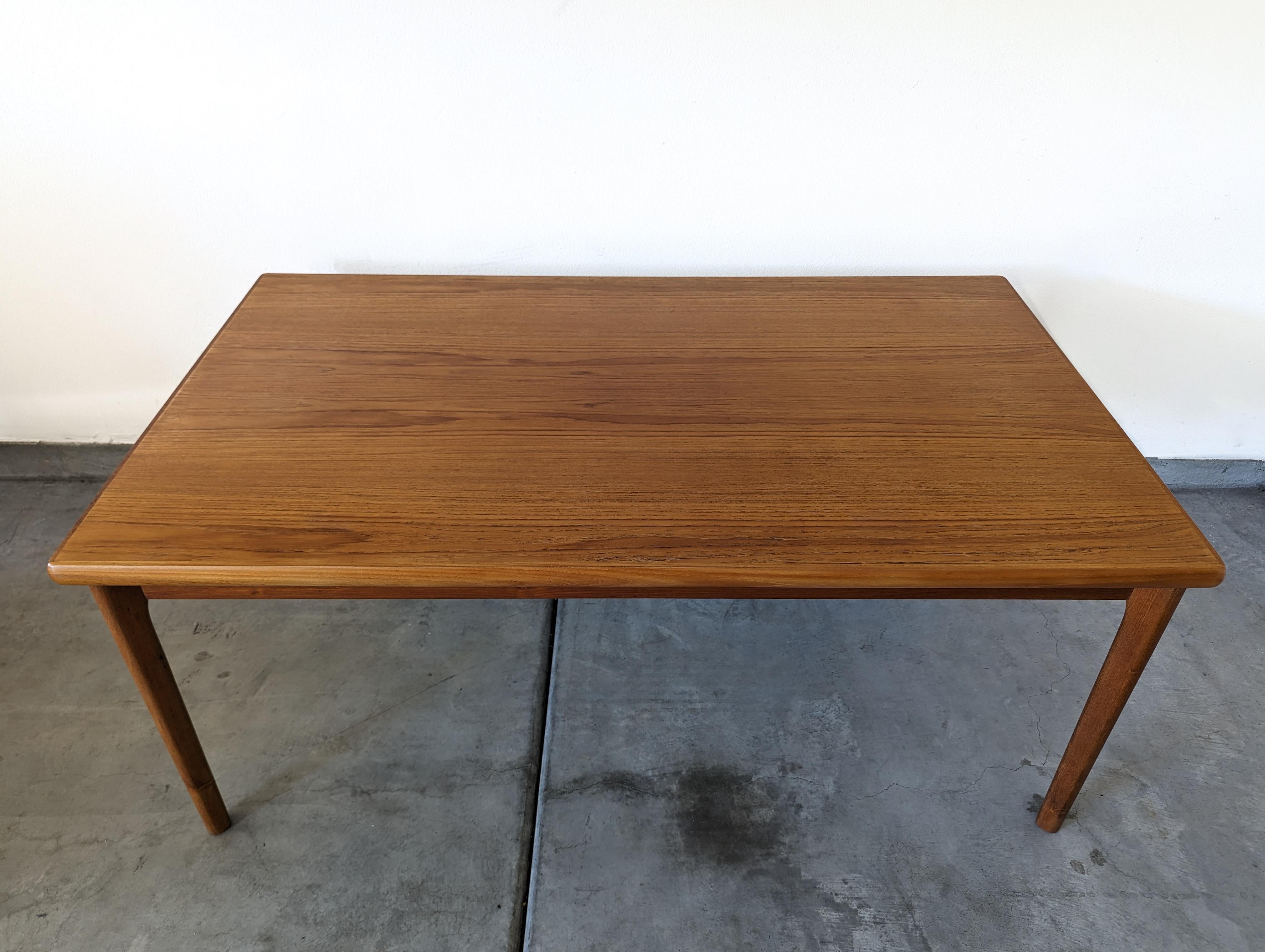 Mid-Century Modern Mid Century Modern Teak Extension Dining Table By Gudme, c1960s