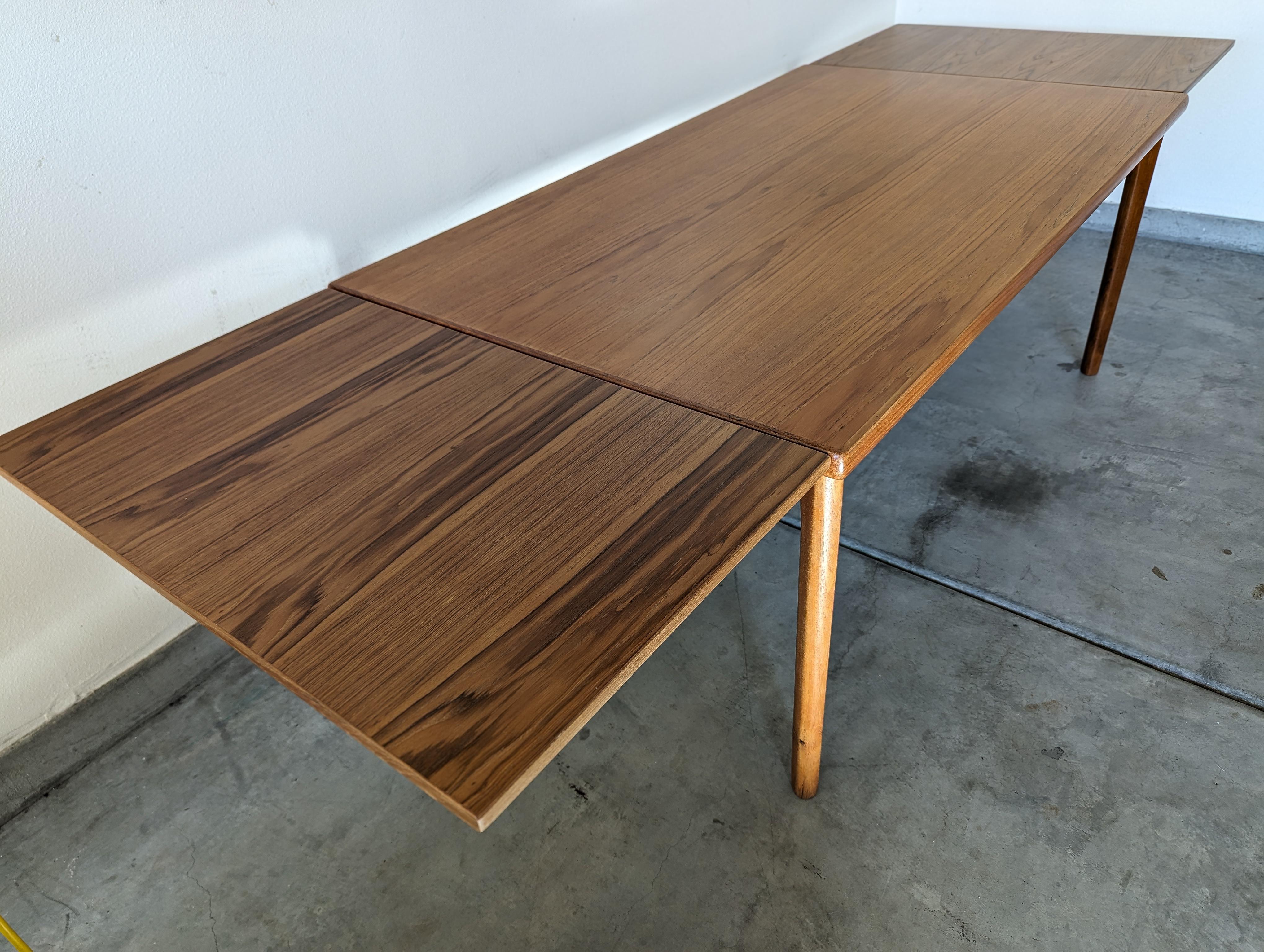Mid-20th Century Mid Century Modern Teak Extension Dining Table By Gudme, c1960s