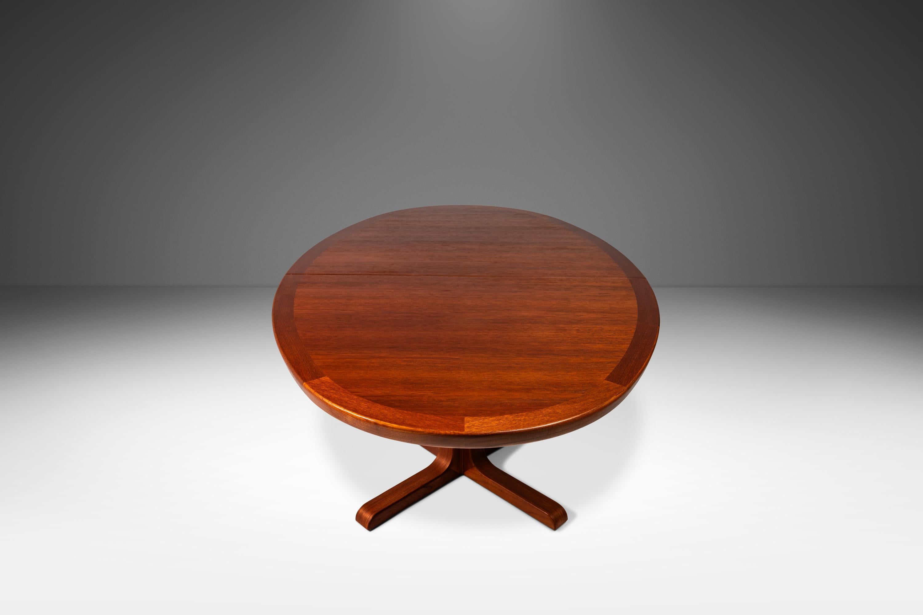 Danish Mid-Century Modern Teak Extension Dining Table by Skovby Møbelfabrik, c. 1970's