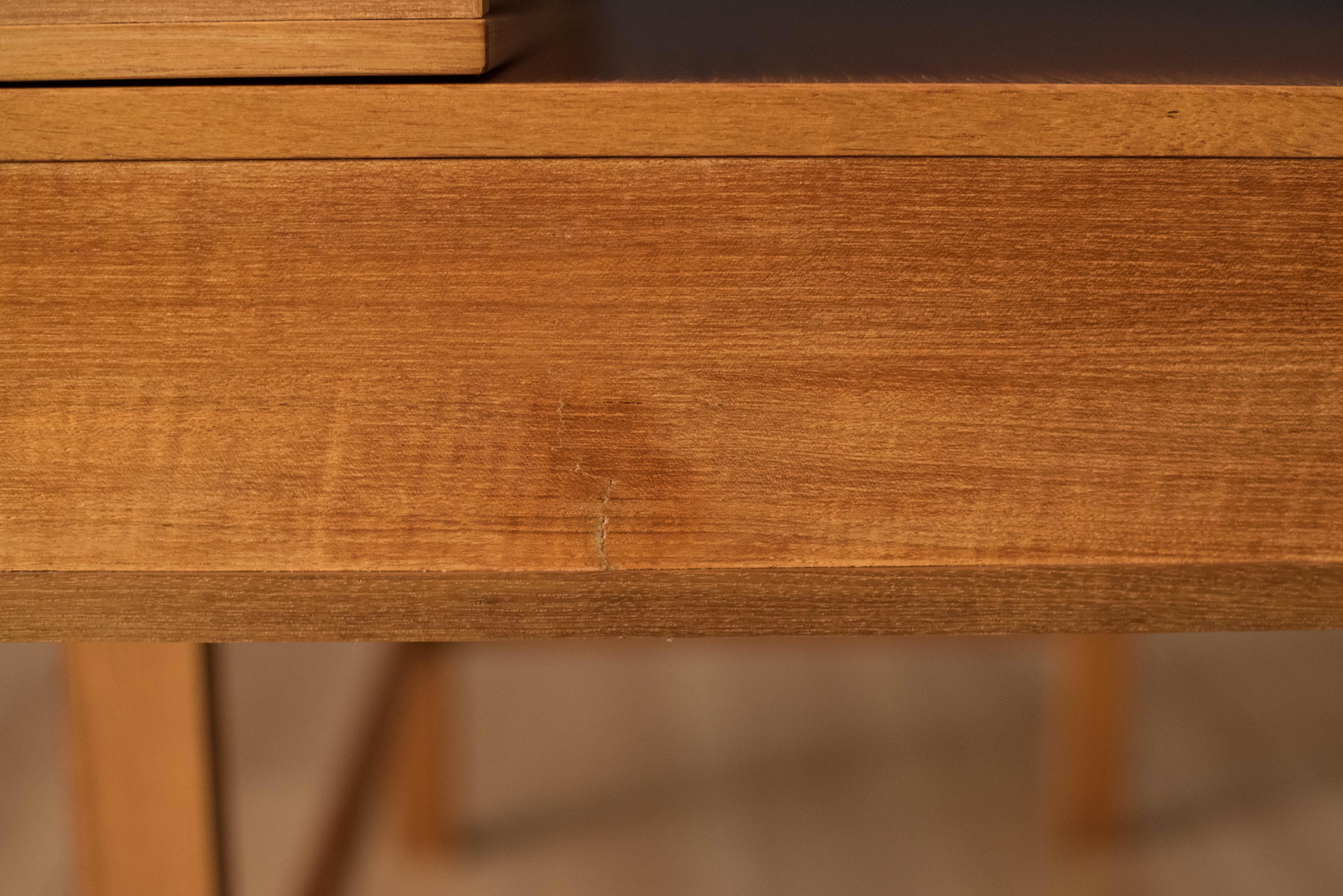 Mid-Century Modern Teak Flip Top Partners Desk by Peter Løvig Nielsen 7