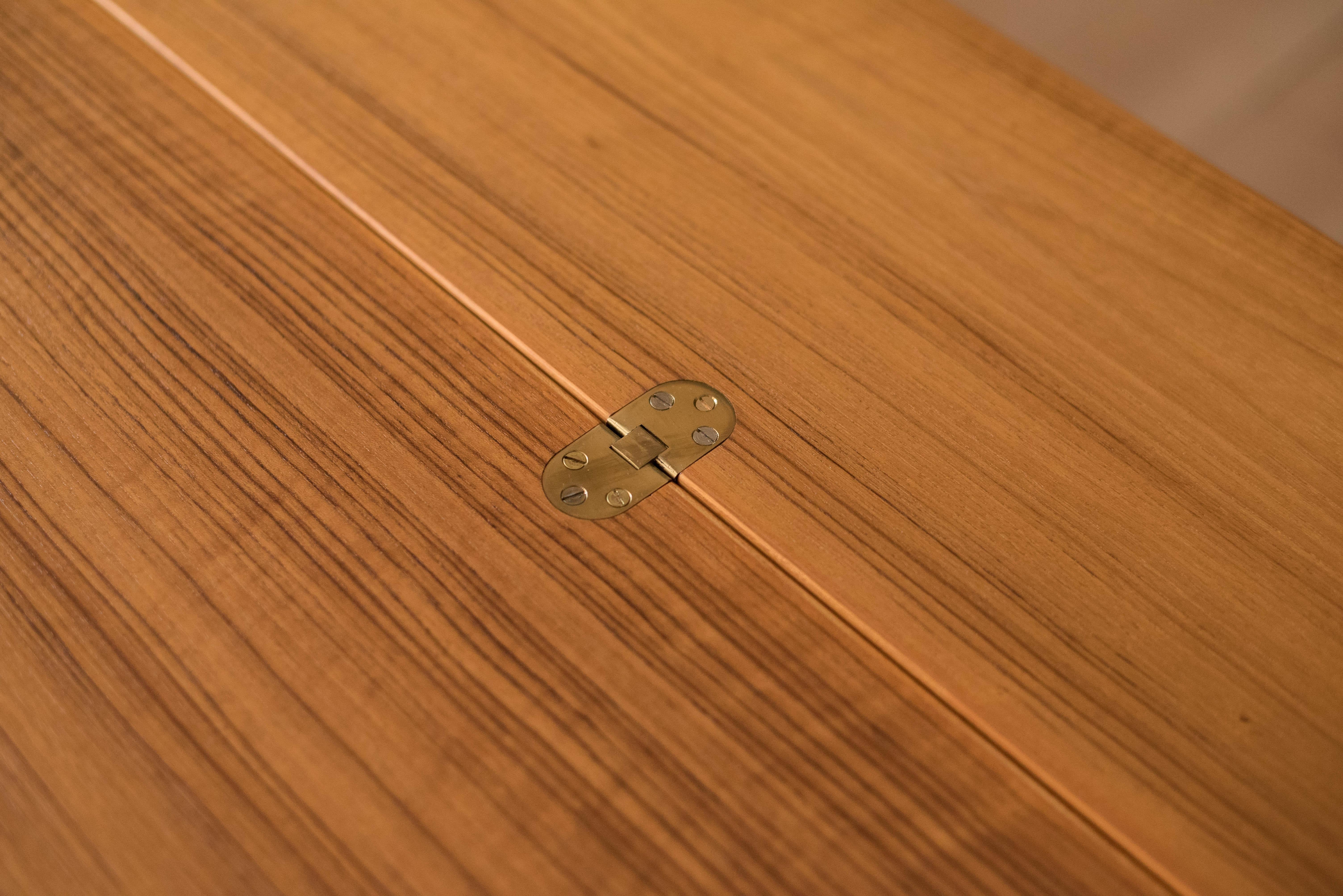 Mid-Century Modern Teak Flip Top Partners Desk by Peter Løvig Nielsen In Good Condition In San Jose, CA