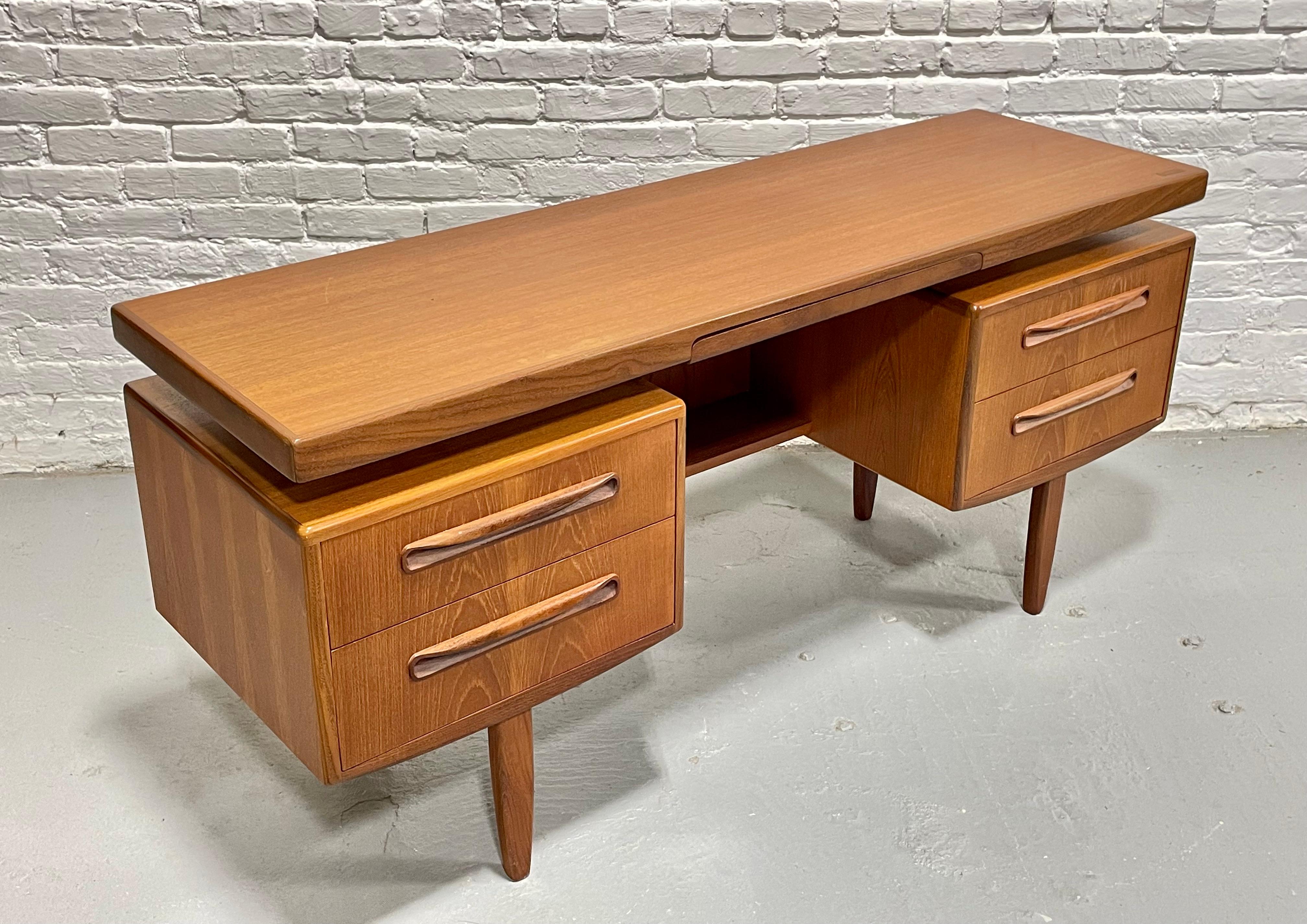 Teak Mid Century Modern TEAK Floating DESK by G-PLAN, 1960's