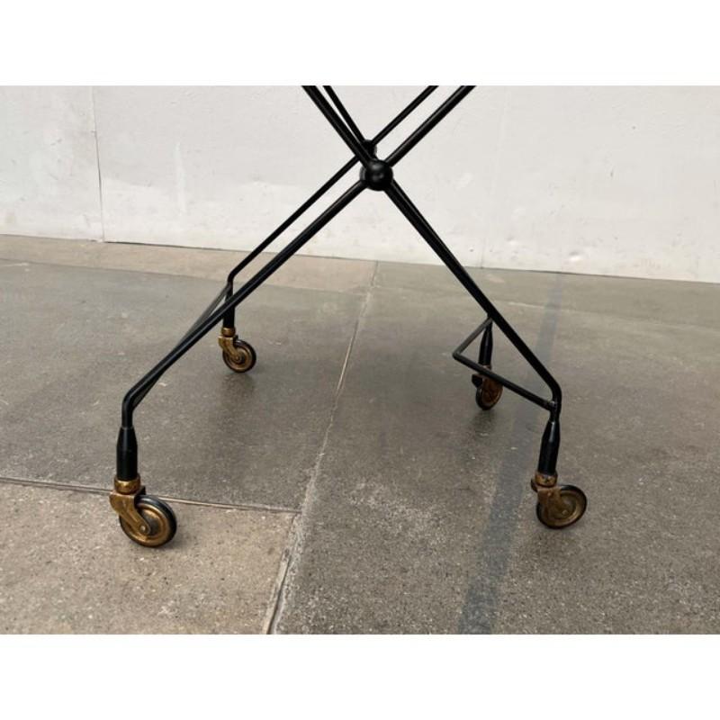 Chariot pliable en teck, Suède, années 1960 en vente 4