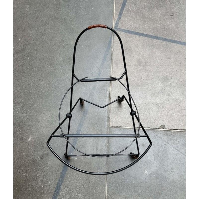 Chariot pliable en teck, Suède, années 1960 en vente 11