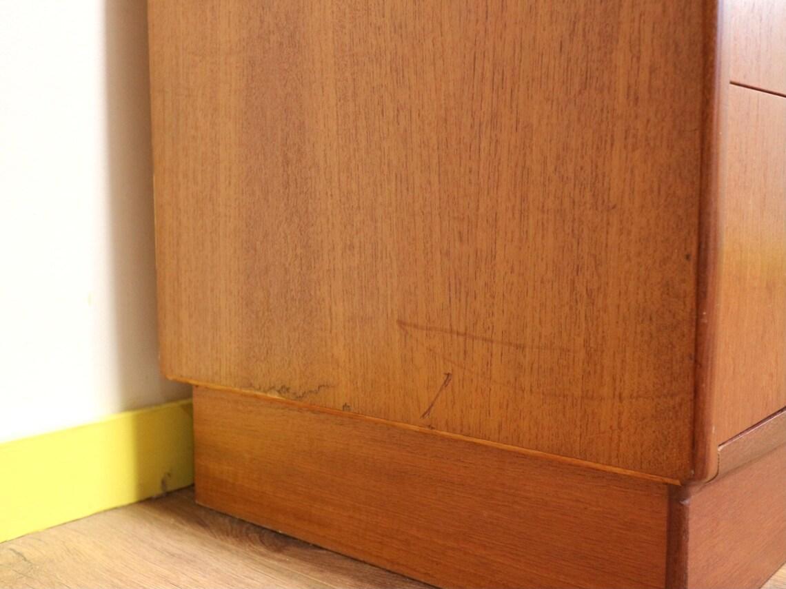 Mid-Century Modern Teak G Plan Dresser Bank of Drawers VIntage Danish Style 3