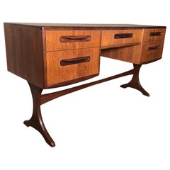 Vintage Mid-Century Modern Teak G Plan Fresco Vanity or Desk