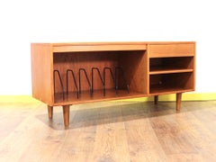 Mid-Century Modern Teak G plan Media Record Vinyl Cabinet