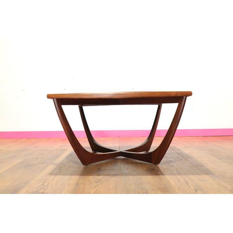 Mid Century Modern Teak G Plan Square Coffee Table Vintage Danish Style 2