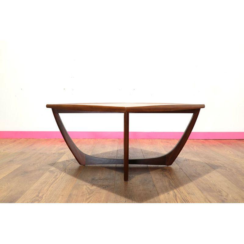 Mid Century Modern Teak G Plan Square Coffee Table Vintage Danish Style 1