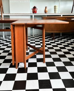 Mid-Century Modern Teak Gate Leg Table by McIntosh