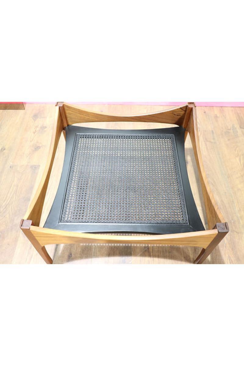 Mid Century Modern Teak Glas Couchtisch Dänischer Stil (Britisch)
