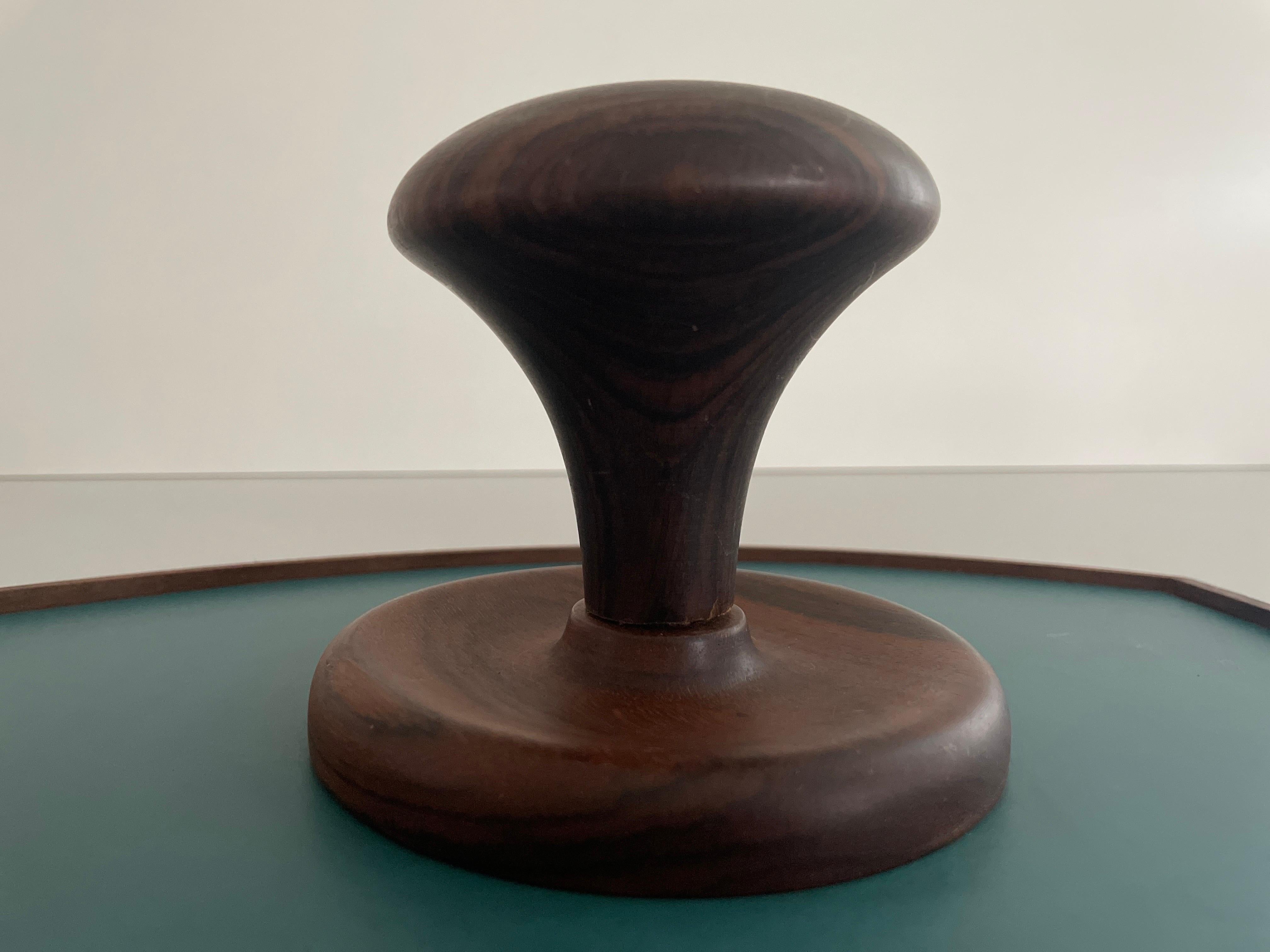 Coppia di appendiabiti in teak dal design verde, anni '60, Italia in vendita 4