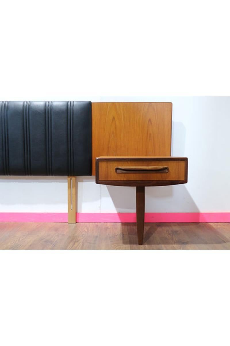 Wood Mid Century Modern Teak Headboard Bedsides by G Plan Fresco Range