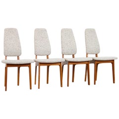 Mid-Century Modern Teak High Back Dining Chair by Erik Buch for, Denmark, 1960s