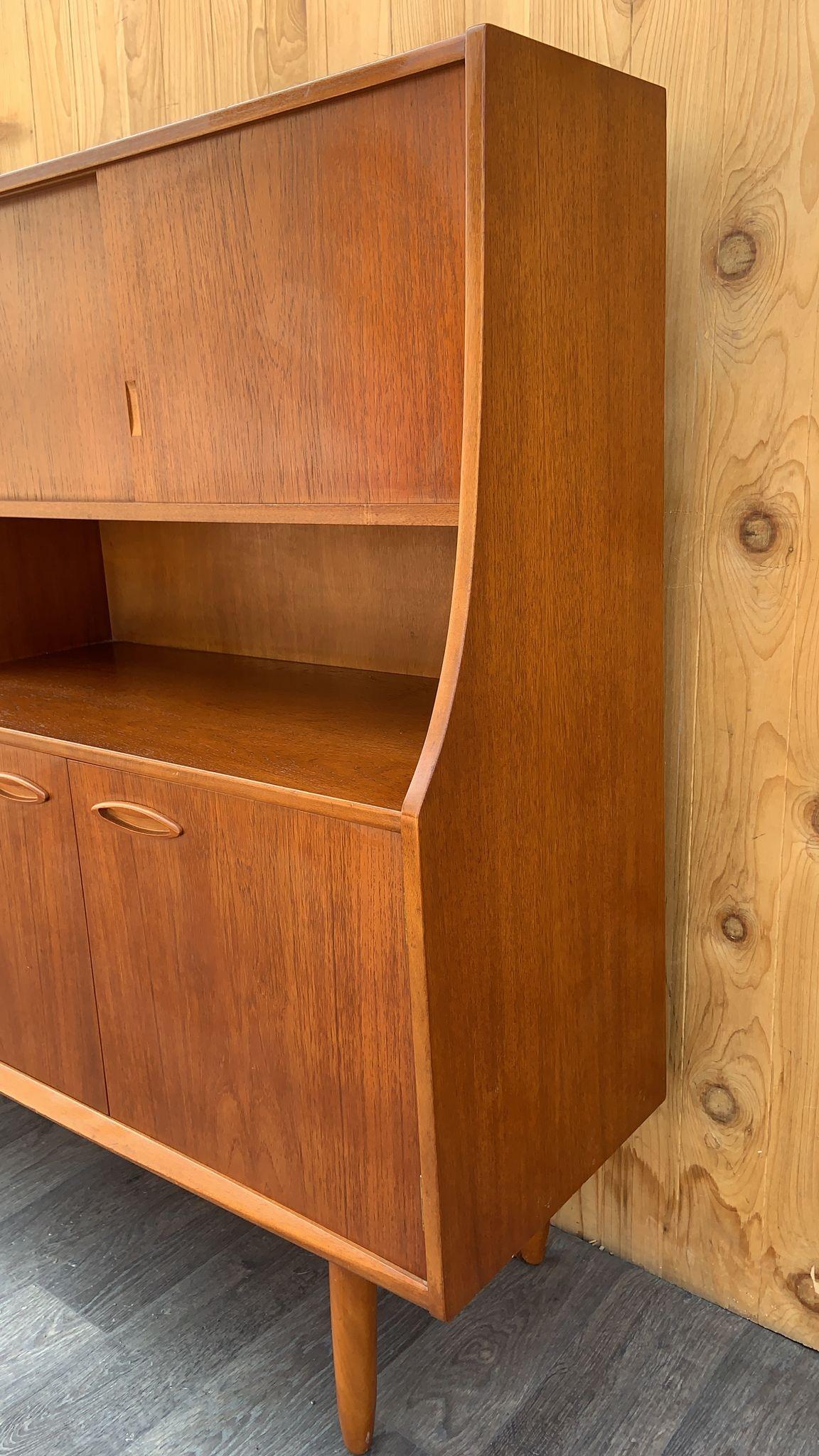 English Mid Century Modern Teak Highboard by Jentique 