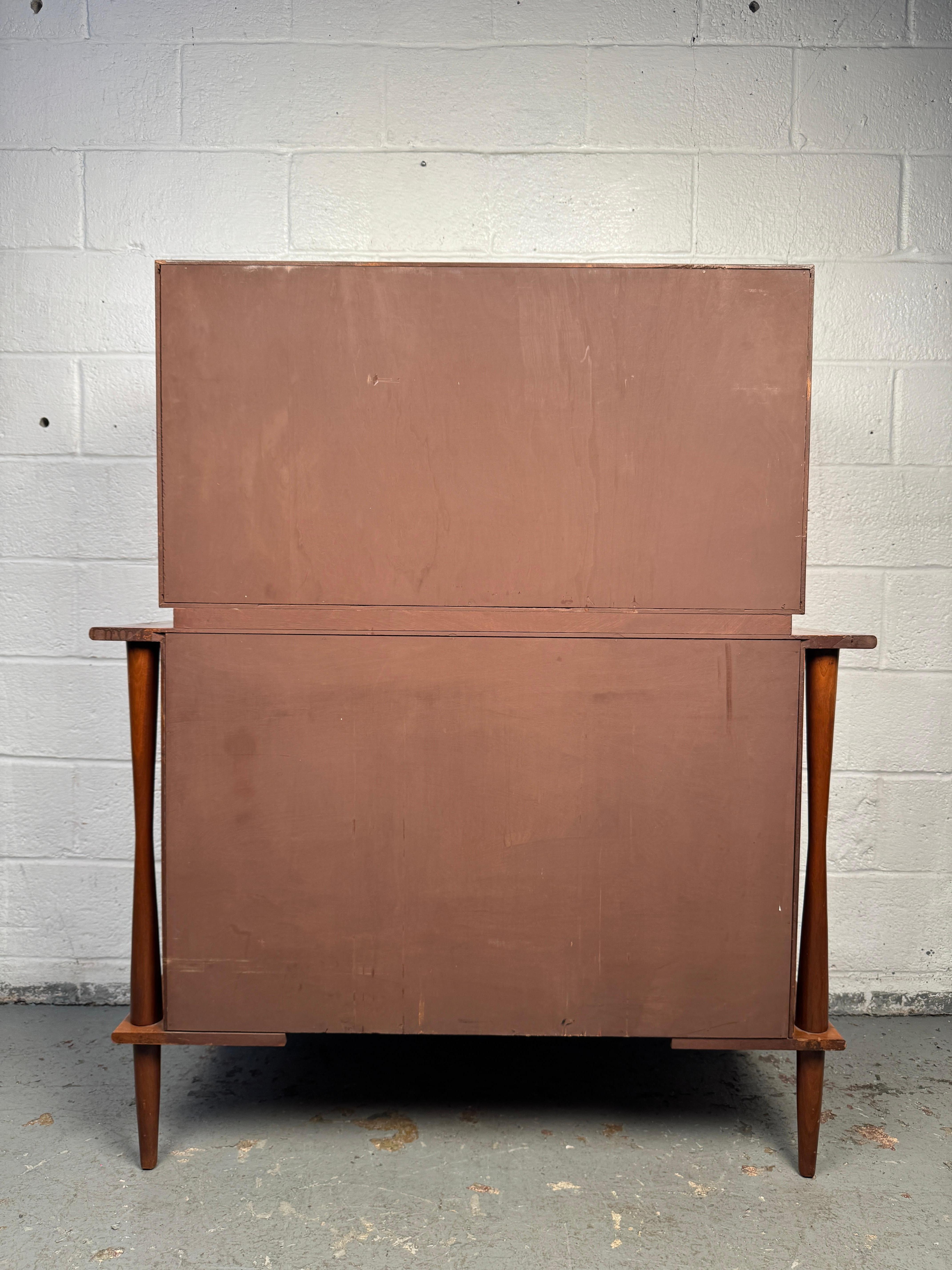 Mid-Century Modern Teak Highboy For Sale 14