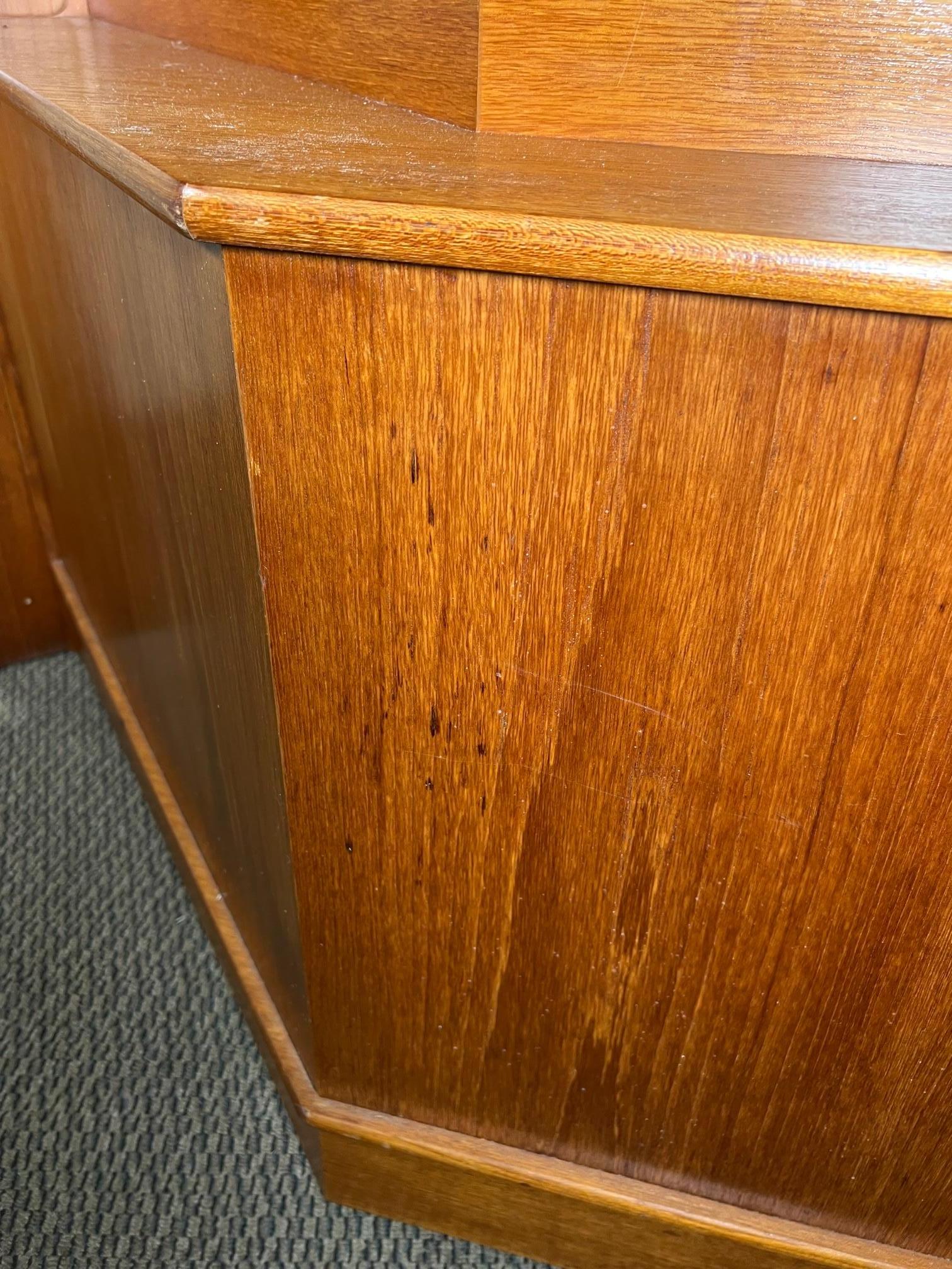 Mid-Century Modern Teak Home Cocktail Bar Turnidge England 4