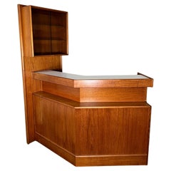 Mid-Century Modern Teak Home Cocktail Bar Turnidge England