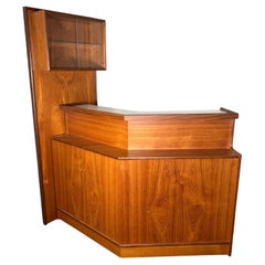 Mid Century Modern Teak Home Cocktail Dry Bar by Turnidge