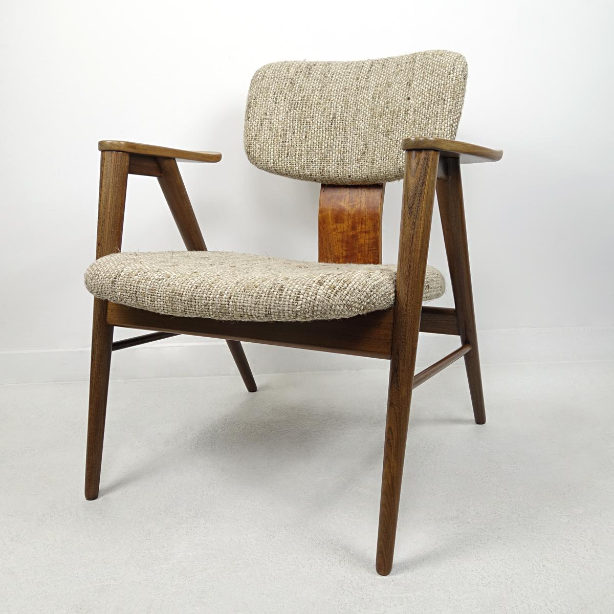 Mid-Century Modern Fauteuil de salon en teck de style mi-siècle moderne FT14 de Cees Braakman pour Pastoe en vente