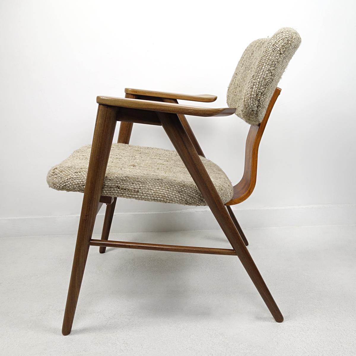 Mid-Century Modern Teak Lounge Chair FT14 by Cees Braakman for Pastoe In Good Condition For Sale In Doornspijk, NL