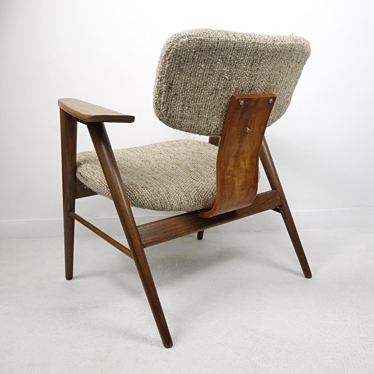 Mid-20th Century Mid-Century Modern Teak Lounge Chair FT14 by Cees Braakman for Pastoe For Sale