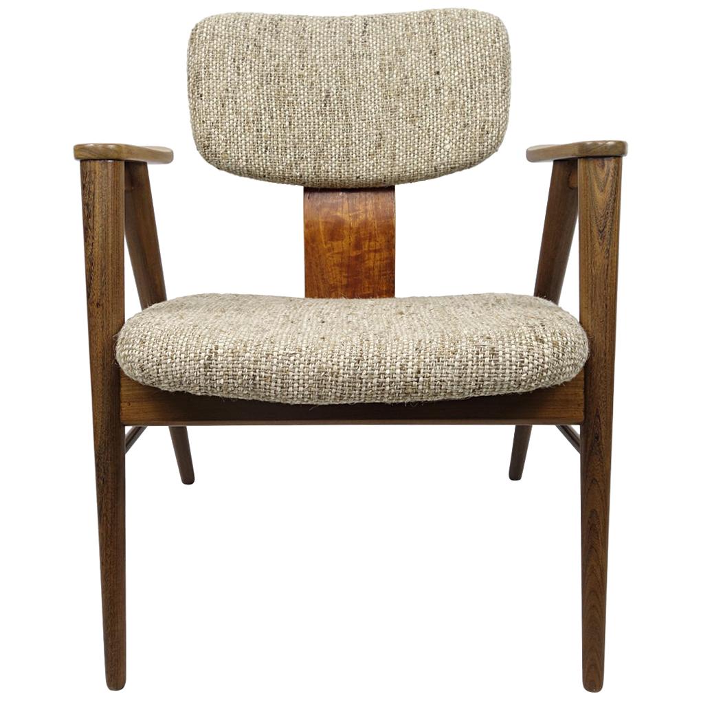 Fauteuil de salon en teck de style mi-siècle moderne FT14 de Cees Braakman pour Pastoe