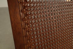 Mid-Century Modern Teak Lounge Chair with Cane Seat, 1960s Design