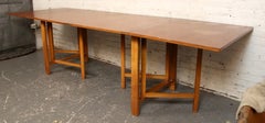 Mid-Century Modern Teak "Maria" Flap Dining Table