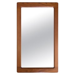 Mid-Century Modern Teak Mirror by Pedersen & Hansen Made in Denmark